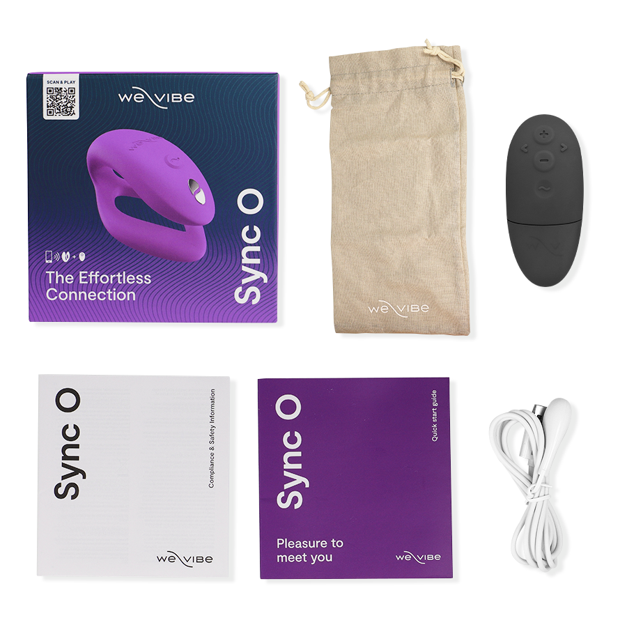 WE-VIBE - SYNC O FLEXIBLE VIBRATOR REMOTE CONTROL VIOLET
