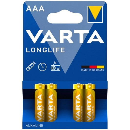VARTA - LONGLIFE ALKALINE AAA BATTERY LR03 BLISTER*4