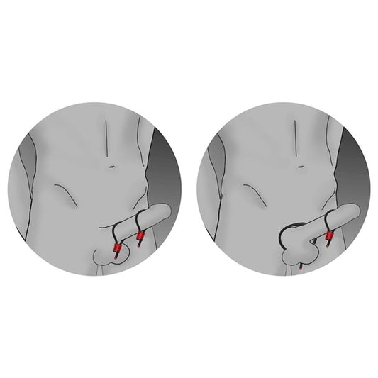 ELECTRASTIM - PRESTIGE ELECTRA LOOPS ADJUSTABLE COCK RINGS BLACK