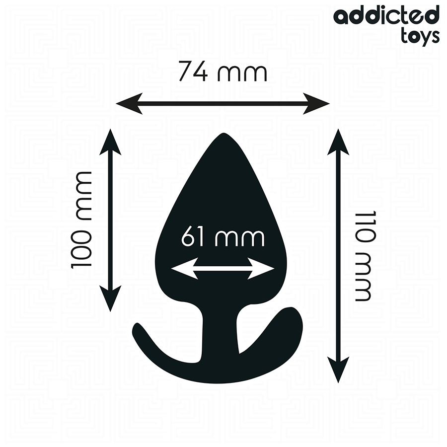 ADDICTED TOYS - ANAL PLUG SILICONE SIZE XXL 11 CM