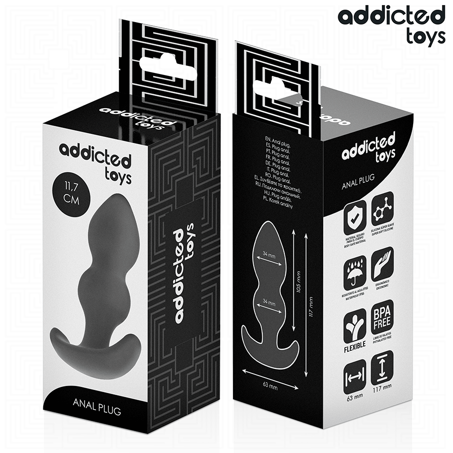 ADDICTED TOYS - ANAL PLUG SILICONE SIZE L 11.7 CM