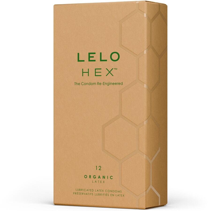 LELO - HEX ORGANIC CONDOM BOX 12 UNITS