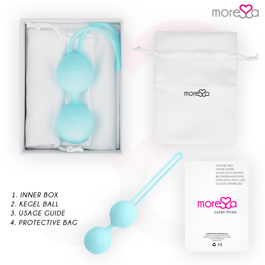 MORESSA - OSIAN THREE PREMIUM TURQUOISE SILICONE