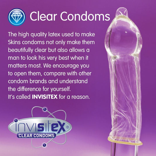 SKINS - EXTRA LARGE PREMIUM CONDOMS PACK 4